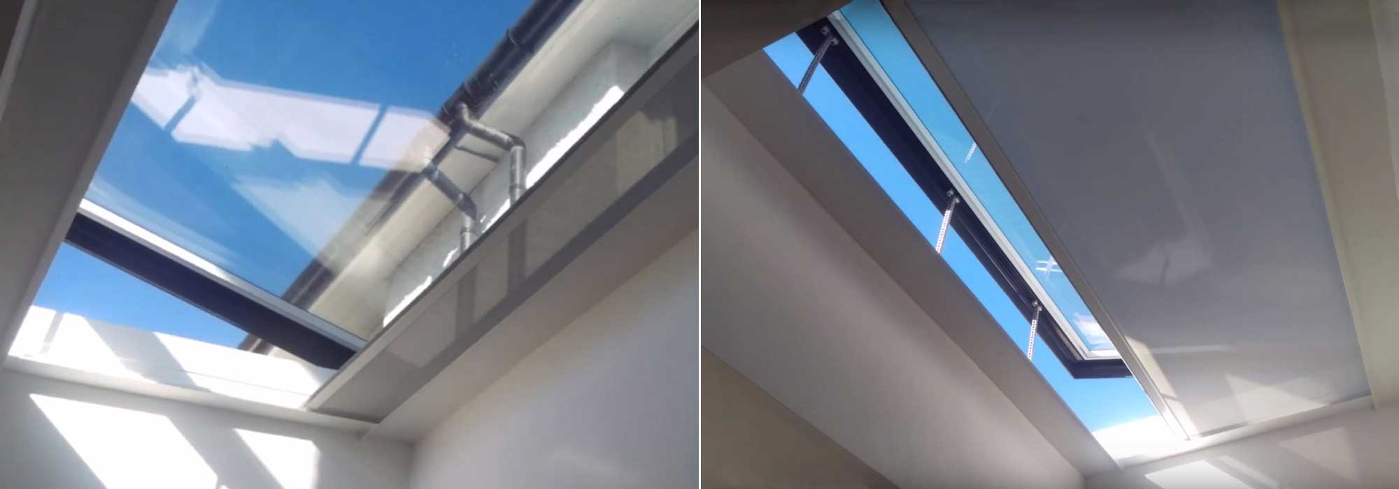 smart rooflight blinds