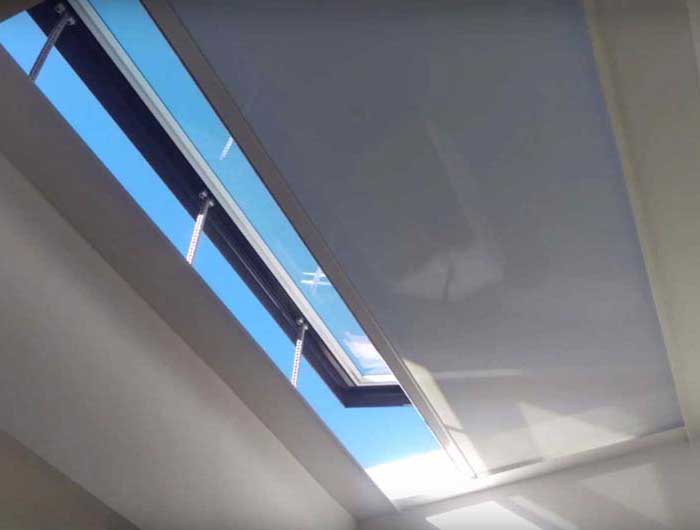 SHY ZIP rooflight blinds